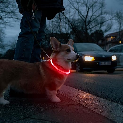 Glow In The Dark Collar - Keep your Pet Safe and Seen After Dark